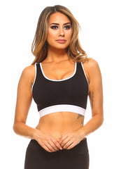 Looped Back Sports Bra - Golden Star Yoga