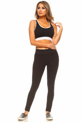 Looped Back Sports Bra - Golden Star Yoga