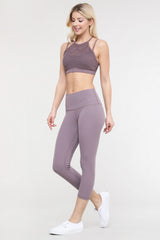 Buttery Soft Capri Active Leggings - Golden Star Yoga