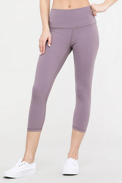 Buttery Soft Capri Active Leggings - Golden Star Yoga