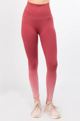 Dip Dye High Rise Leggings - Golden Star Yoga