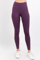 Active Leggings w/ Hidden Waistband Pocket - Golden Star Yoga