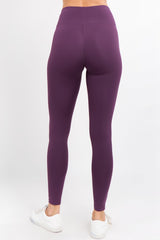 Active Leggings w/ Hidden Waistband Pocket - Golden Star Yoga