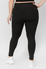 High Waist Tech Pocket Workout Leggings - Golden Star Yoga