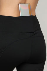 High Waist Tech Pocket Workout Leggings - Golden Star Yoga