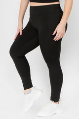 High Waist Tech Pocket Workout Leggings - Golden Star Yoga