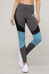 Active Color Block Detail Workout Leggings - Golden Star Yoga