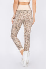 Active Cheetah Seamless Leggings - Golden Star Yoga