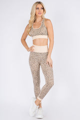 Active Cheetah Seamless Leggings - Golden Star Yoga